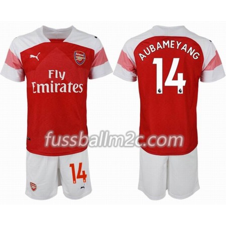Fußballtrikots Arsenal AUBAMEYANG 14 Kinder Heim Trikotsatz 2018-2019